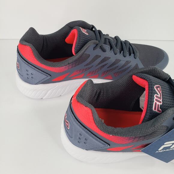 FILA Running Shoes Womens Size 12 Memory Foam Fantom 6 Gray Grey & Neon Pink - Picture 4 of 14